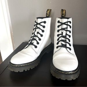 White Dr Martens Luana Lace Up